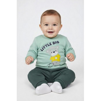 Детски комплект LITTLE BIG 62-80см. цвет мента 