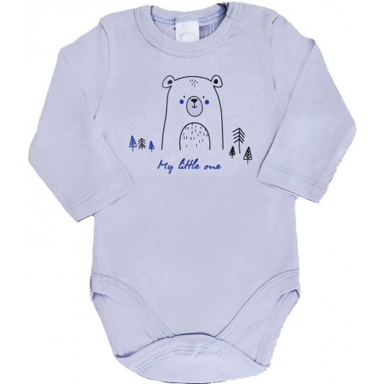 Бебешко боди My little one  62-92 см. син цвят  Бодита за момчета