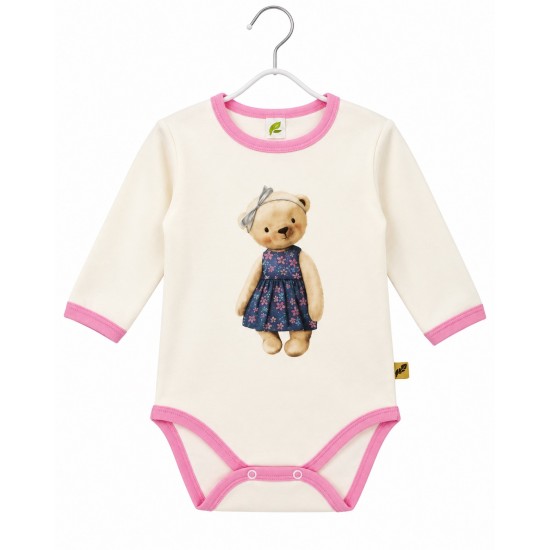 Бебешко боди с дълъг ръкав Teddy Bear 68-98 см Бебешко боди с дълъг ръкав Teddy Bear 68-98 см Бодита за момичета