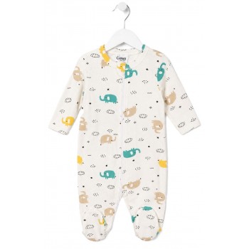 Бебешки гащеризон с ЦИП Baby Elephant 56-62 см  - Гащеризони за момчета