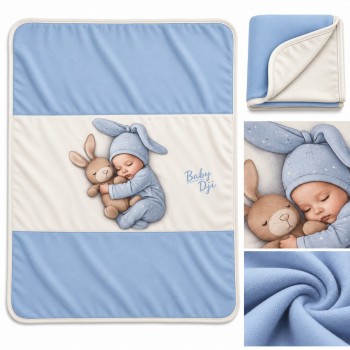 Бебешка пелена с вата „Sleeping baby boy“ Бебешка пелена с вата „Sleeping baby boy“